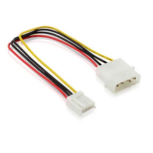5.25" 4 Pin Molex ถึง 3.5 "Phyty Drive FDD อะแดปเตอร์สายไฟภายใน