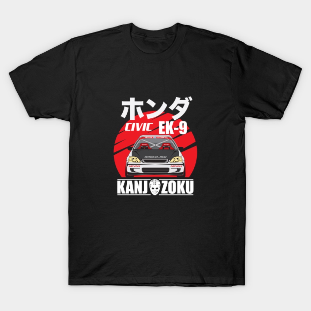 เสื้อยืดโอเวอร์ไซส์Gildan เสื้อยืด พิมพ์ลาย Likes Jdm Civic Ek9 Kanjozoku สําหรับผู้ชาย และผู้หญิงS-3XL