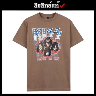 ✅ ลิขสิทธิ์แท้ ✅ เสื้อโอเวอร์ไซส์ Oversize เสื้อสีน้ำตาล เสื้อวง Kiss เสื้อวงร็อค เสื้อยืดวงร็อค เสื้อวงแท้ รุ่น 034