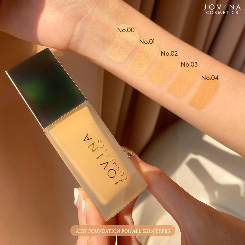 รองพื้น jovina เบอร์ 02 ของใหม่ 30 ml.