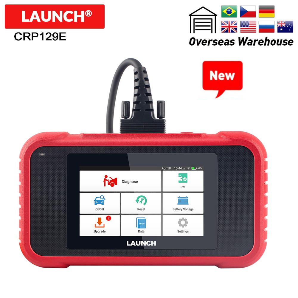 เปิดตัว X431 CRP129E Creader 129E obd 2 เครื่องอ่านรหัสเครื่องมือวินิจฉัยเปิดตัวเครื่องสแกนเนอร์พร้อ