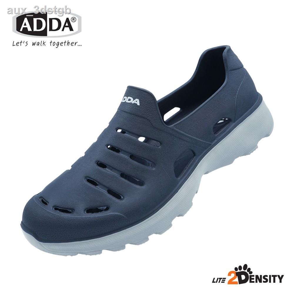 ▨☑۩ADDA 2density รองเท้าแตะ รองเท้าลำลอง สำหรับผู้ชาย แบบสวมหัวโต  รุ่น 5TD16M1 (ไซส์ 7-10)