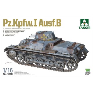 พลาสติก โมเดล ประกอบ TAKOM สเกล 1/16 Pz.Kpfw.I Ausf.B (1010)