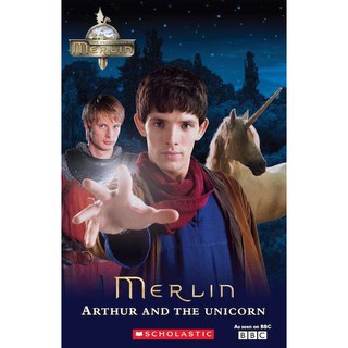 DKTODAY หนังสือ SCHOLASTIC READERS 1:MERLIN AUTHUR AND UNICORN