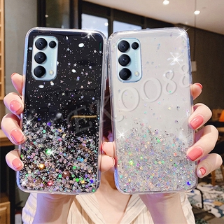 เป็นที่นิยม เคสโทรศัพท์  OPPO Reno5 Pro 5G Casing Fashion Bling Glitter Star เคสโทรศัพท์มือถือ OPPO Reno5Pro 5Pro Silicone soft Case