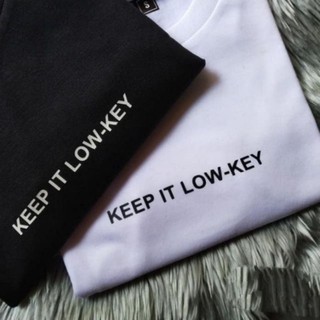 เสื้อคนอ้วน - ให้มัน LOWKEY พิมพ์ UNISEX TSHIRT COD