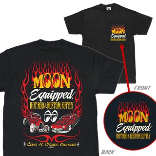 MOON Equipped HOT ROD &amp; KUSTOM SUPPLY T-Shirt (เสื้อยืด)