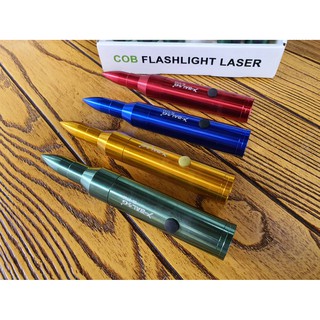 ไฟฉายอลูมิเนียมมินิพกพา LED รุ่น C713 #COB Flashlight Laser