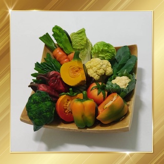แม่เหล็กติดตู้เย็น Vegetable Magnets - รูปผัก 3 มิติ