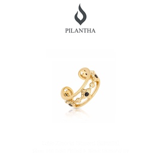 Pilantha ear cuff ต่างหูหนีบเงินแท้ ประดับเพชร สวิส