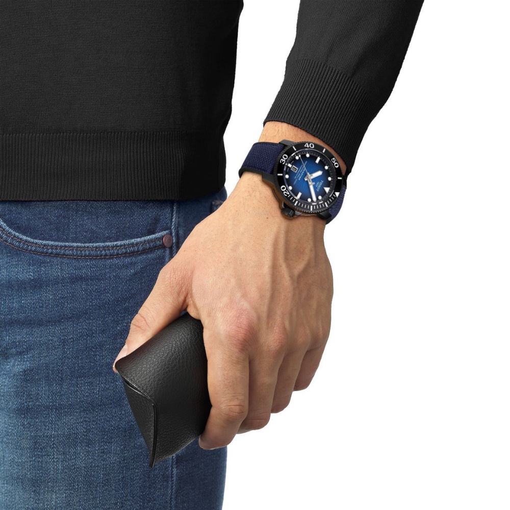 Tissot Seastar 2000 Professionoal Powermatic 80 ทิสโซต์ ซีสตาร์ 2000 โปรเฟสชั่นแนล พาวเวอร์เมติค 80 สีน้ำเงิน T1206073704100 นาฬิกาผู้ชาย