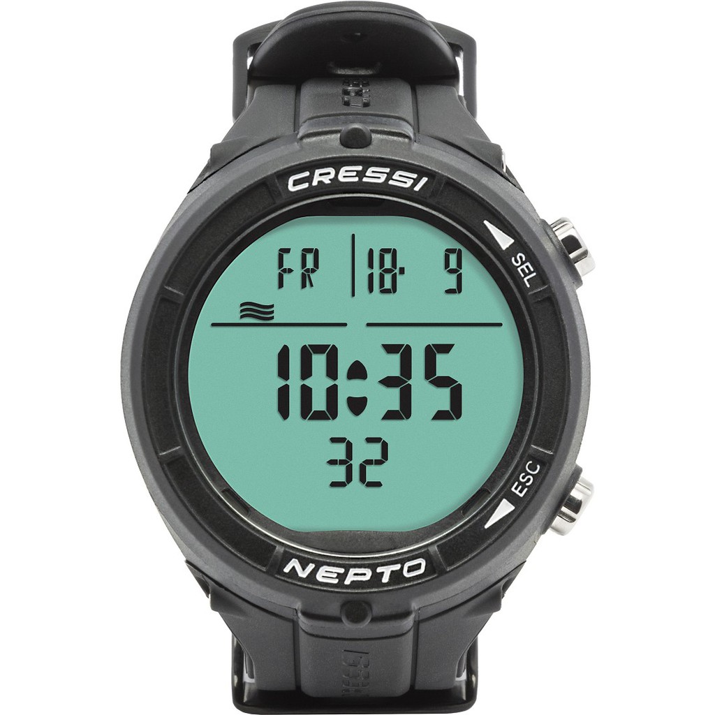cressi Nepto นาฬิกาคอมพิวเตอร์ดำน้ำฟรีไดฟ์