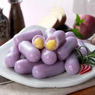 Sweet Potato Tteokbokki 1KG แป้งต๊อกบกกีสอดไส้ รสมันม่วง 고구마 떡볶이 Topokki ต๊อกบกกี