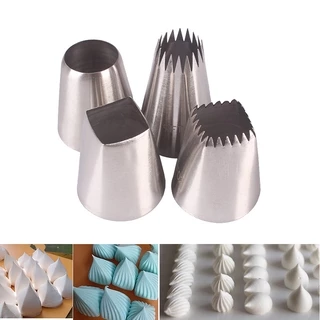 Icing Piping Pastry หัวฉีดสําหรับเค้ก F Ondant Decor Confectionery ดอกไม้ครีมหัวฉีด Gadgets ครัว