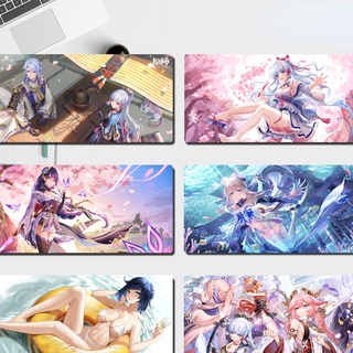 Yelan Mouse Pad New Kamisato Ayato Gaming Genshin Impact Slip Yoimiya Anime Yae Miko Swimsuit Raiden Shogun shadow Custom Sangonomiya Kokomi Keyboard Pad Eula Black Silk Kamisato Ayaka Stockings Keqing Desk Pad Shenhe Cute Ganyu Collection Hutao