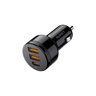 โปรโมชั่น : AUKEY CC-Y16 PowerAuto 36W PD Car Charger ชาร์จเร็วในรถ QC 3.0 2 ช่อง ชาร์จเร็ว Power Delivery 1 ช่อง รุ่น CC-Y16