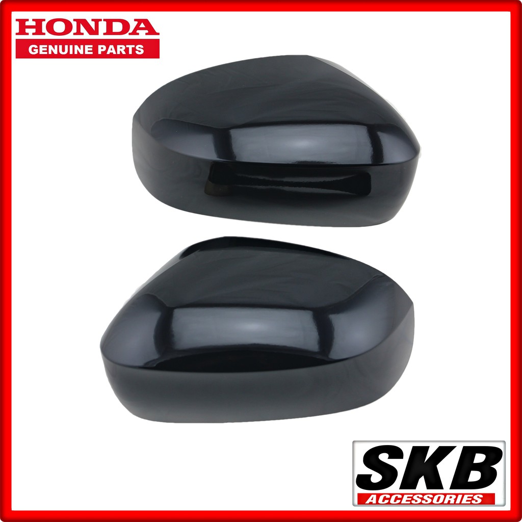 ฝาครอบกระจกHONDA BRIO , AMAZE ปี 2012- 2013 ไม่มีไฟเลี้ยว สีดำ NH-731P ครอบกระจกBRIO อะไหล่แท้ศูนย์