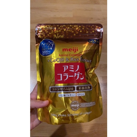 MEIJI AMINO COLLAGEN REFILL PREMIUM แบบเติม 196 กรัม