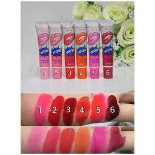 👄#เซ็ตลิปลอก6แท่ง6สี👄/สีสวย 6 สี ติดทนนาน กันน้ำ🌊สีสวยเป็นธรรมชาติ