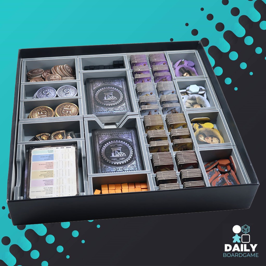 Box Insert : Brass Lancashire & Birmingham (Folded Space) [Accessory]