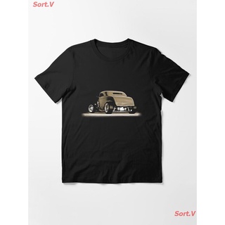 Sort.V โลโก้ 1932 Roadster (sepia) &amp;#169; Essential T-Shirt เสื้อยืดพิมพ์ลาย เสื้อยืดโลโก้รถ