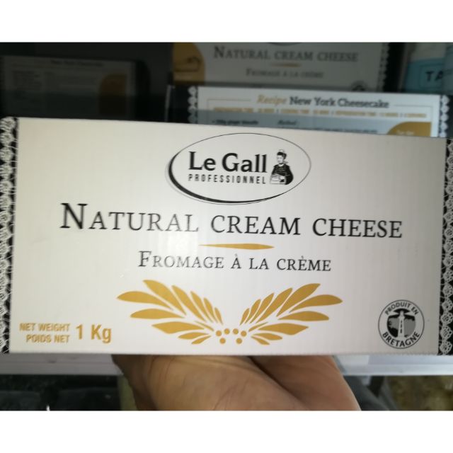 NATURAL CREAM CHEESE Le Gall เลอแกล เนเจอรัล ครีมชีส 1,000 กรัม