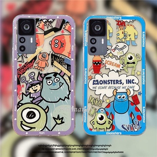 เคสโทรศัพท์ Smartphone Case for Xiaomi Mi 12T Pro 12 Lite Redmi 10 5G 4G 2022 New Creative Cartoon Monster University Pattern TPU Silicagel Soft Case Ultra Thin Protection Casing เคส