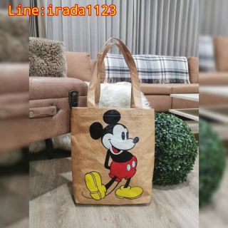 ZARA MICKEY MOUSE DISNEY VINYL TOTE BAG ของแท้ ราคาถูก