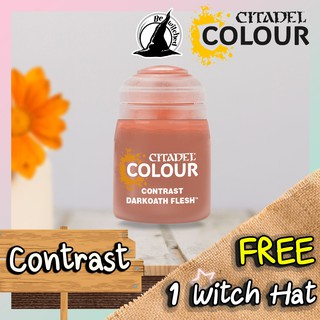 (Contrast) DARKOATH FLESH : Citadel Paint แถมฟรี 1 Witch Hat