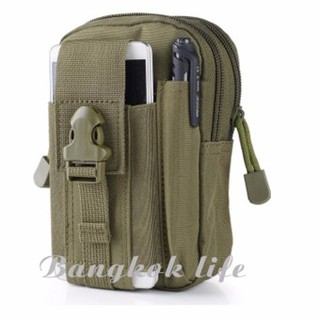 Bangkok life Mens Outdoor Camping Bag Hiking Pouch Military Army Waist Pack wit