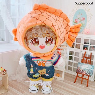 Suppe ของเล่นเสื้อผ้าตุ๊กตา Taiyaki หมวกสําหรับเด็ก 1 ชุด