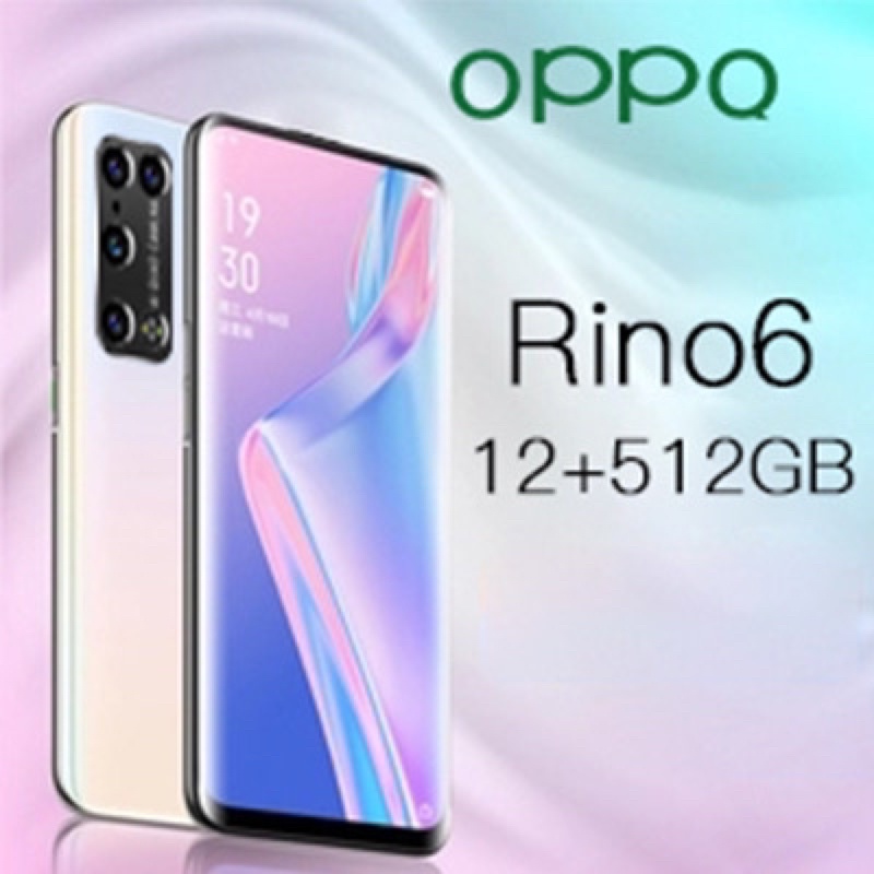 โทรศัพท์  รับเล่นเกม oppo Rino6Pro โทรศัพท์มือถือมือถือ Smartphone 5G รองรับ2ซิม