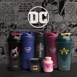 🇸🇪 ของแท้ ✅ Smartshake Bottle แก้วน้ำ WHEY อาหารเสริม เวย์ โปรตีน ออกกำลังกาย กล่องยา DC การ์ตูน Superhero Harry Potter