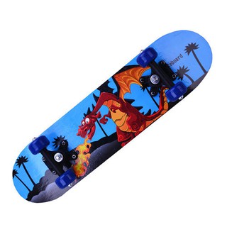 Skateboard 2406  สเก็ตบอร์ด ที่รองเท้าสเก็ตบอร์ด สเก็ตบอร์ด สำหรับเด็ก ลายการ์ตูน Mixed color