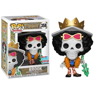 Funko Pop! 《One Piece》brook Soul King โมเดลฟิกเกอร์ไวนิล ของเล่นสําหรับเด็ก