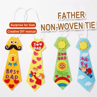 Happy Father`s day ของเล่นเนคไท งานฝีมือ เสริมการเรียนรู้เด็กอนุบาล DIY