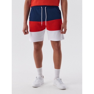 Striped shorts ขาสั้นลายขวางสวยมากๆ จากสโตร์ฝั่งยุโรป เนื้อผ้าภายในลายเกร็ดปลา ใส่ไม่ร้อน ใส่ได้ชายหญิง