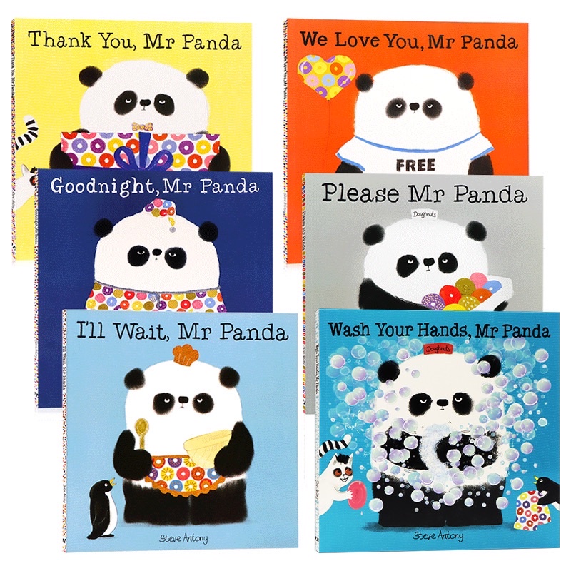 < Mr Panda > ซีรีส์มารยาทที่ดีสําหรับผู้อ่าน toddles หนังสือภาพภาษาอังกฤษ < Mr. หนังสือภาพ Panda Goo