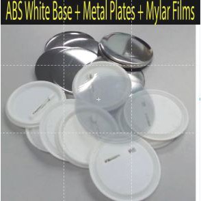 ปุ่ม BADGE SAFETY PIN MATERIAL-PIN-BACK BADGE MATERIAL 58 มม.