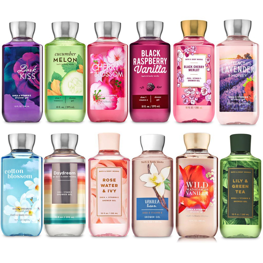 แท้ % [เช็คใบเสร็จได้] [Part 1/2] Bath & Body Works Shower Gel