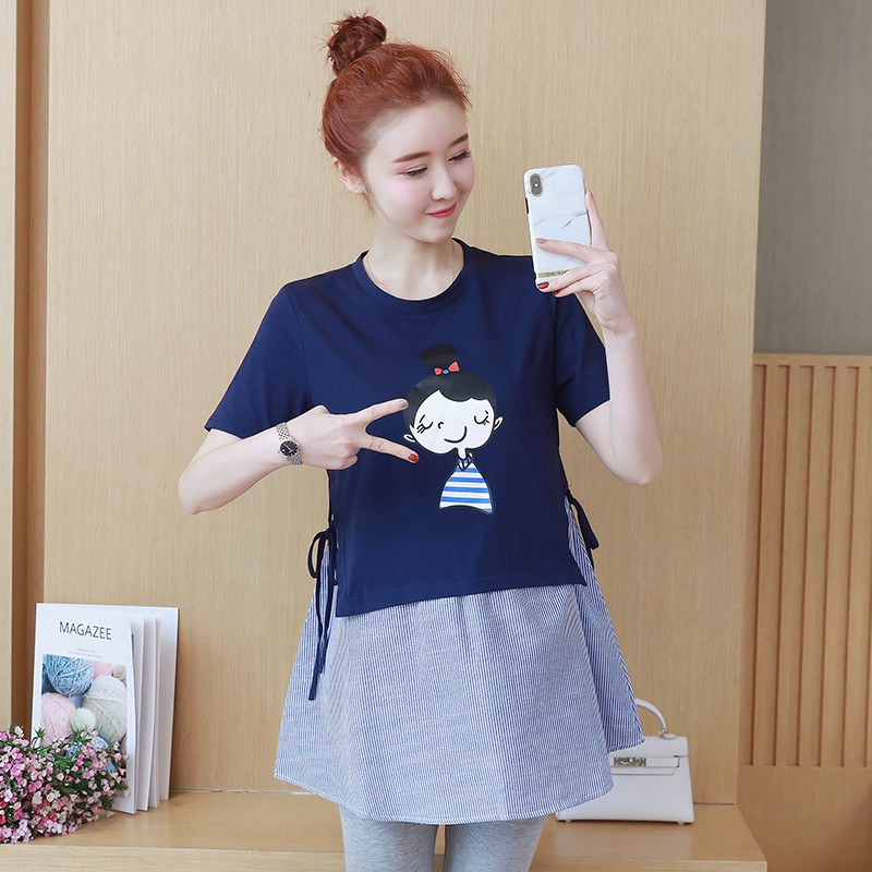 SUNDAY2020🎀 ทุกคนรู้แฟนคลับรู้‼ว่า ชุดเดรสคลุมท้องลายใหม่คุ้มสุด เป็นคําตอบสุดท้าย✔ - รูปที่ 6