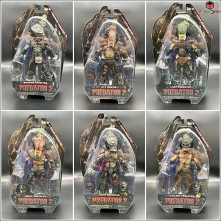 โมเดล พรีเดเตอร์ NECA ภาค 2 สูง 15เซ็น 💥มี 6แบบ ขยับแขนขาได้ ส่งที่ไทย💥 Model Predater Tall 15CM