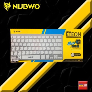 NUBWO WIRLESS KEYBOARD NKB-101 ETEON คีย์บอร์ดไร้สาย ETEON