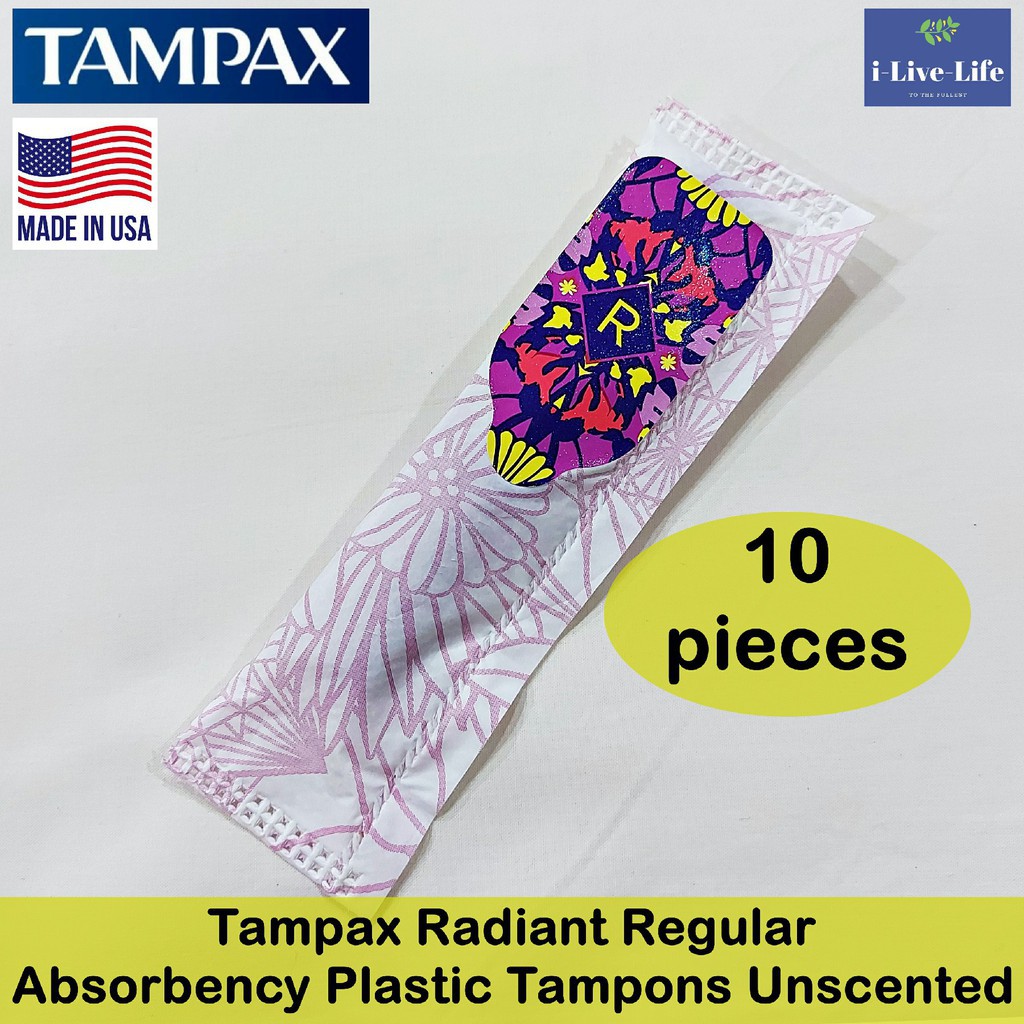 ผ้าอนามัยแบบสอด Radiant Regular Absorbency Tampons ...