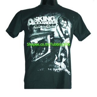 เสื้อยืดผ้าฝ้ายพรีเมี่ยมเสื้อวง Asking Alexandria เสื้อวงดนตรีต่างประเทศ เสื้อวินเทจ แอสกิงอะเล็กซานเดรีย AA1171