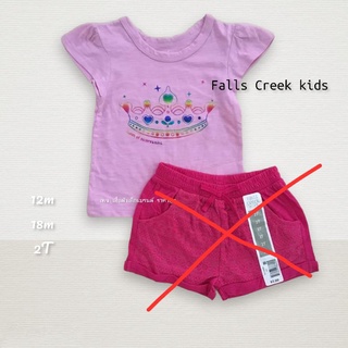 เสื้อเด็กหญิง เสื้อแขนสั้น 🌟แบรนด์ Falls Creek kids