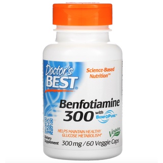 Doctors Best  Benfotiamine 300 mg 60 Veggie Caps