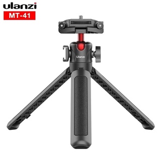 ULANZI EXTENDABLE VLOG TRIPOD MT-41 BLACK ขาตั้งพกพา พร้อมที่หนีบมือถือ สำหรับมือถือและกล้อง 2in1 Mini Tripod