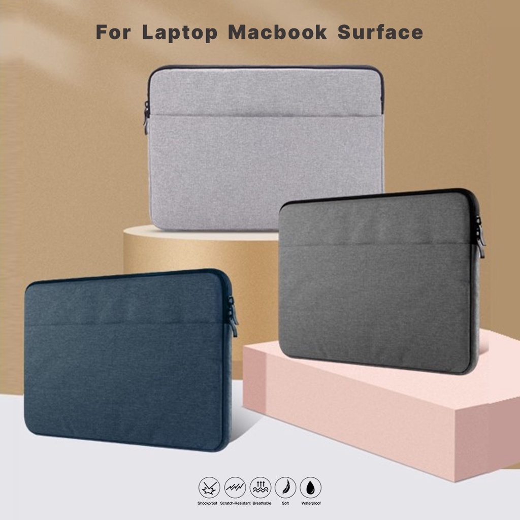 【พร้อมส่ง】กระเป๋าโน๊ตบุ๊ค เคสแล็ปท็อปกันกระแทก เคสแท็บเล็ต กระเป๋าMcbook Surface PRO ซองแท็บเล็ต