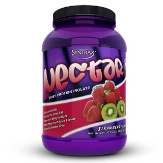 ราคาSyntrax Nectar Whey Protein Isolate StrawberryKiwi 2 ปอนด์ เวย์ เวย์ไอโซเลท เวย์โปรตีน โปรตีน เวย์โปรตีนไอโซเลท